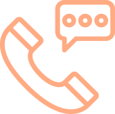Phone icon with message notification